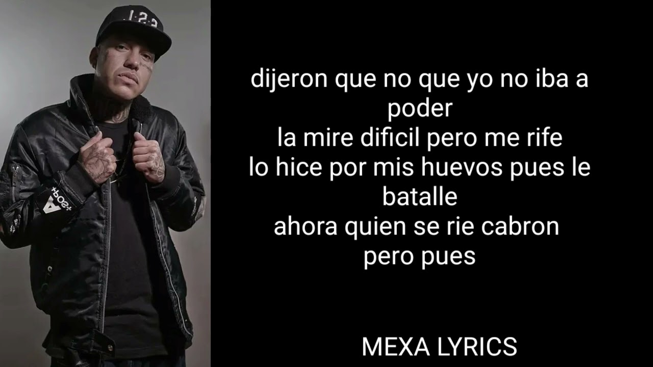 Lefty SM Feat. Eme Mala Fe - Leyenda (LETRAS//LYRICS) | Mexa Lyrics