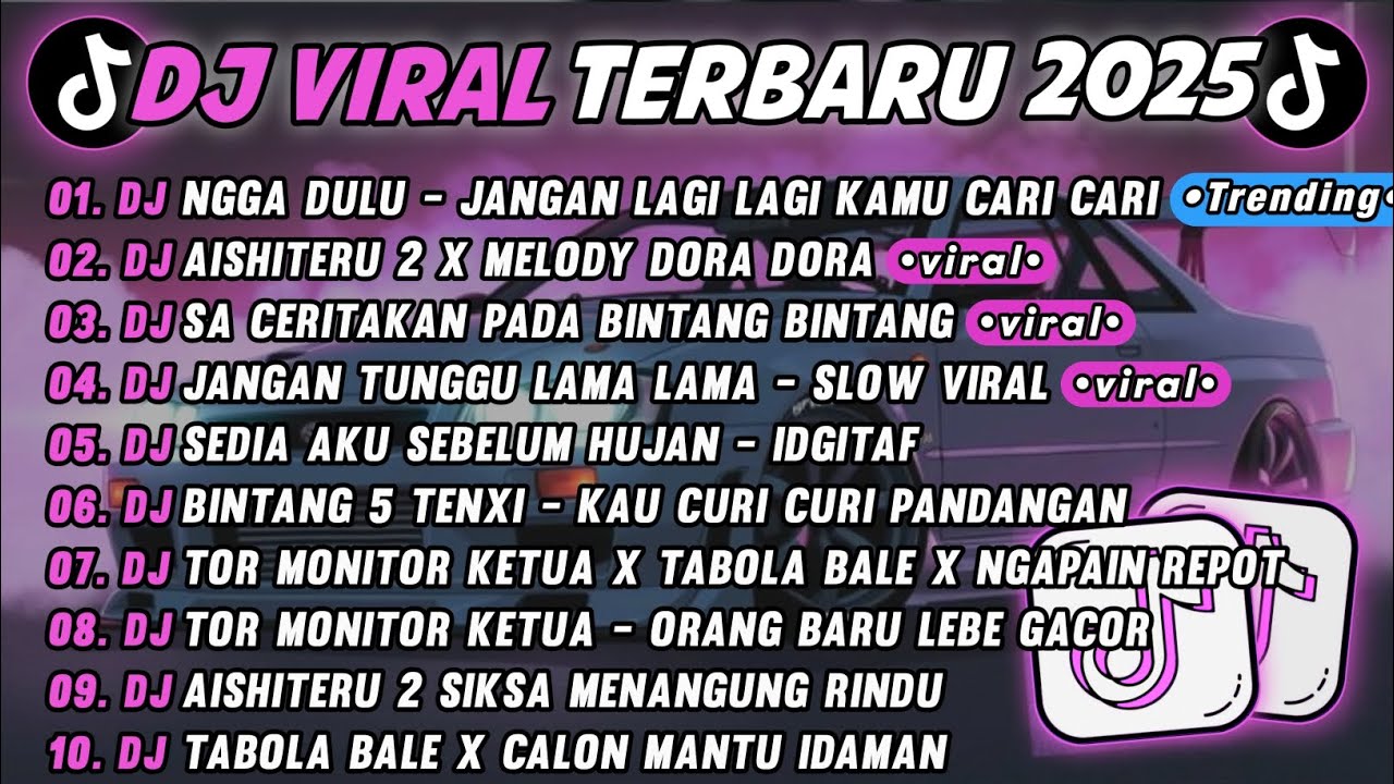 DJ TIKTOK TERBARU 2025🎵DJ NGGA DULU - JANGAN LAGI LAGI KAMU CARI🎵DJ AISHITERU 2 X MELODY DORA DORA