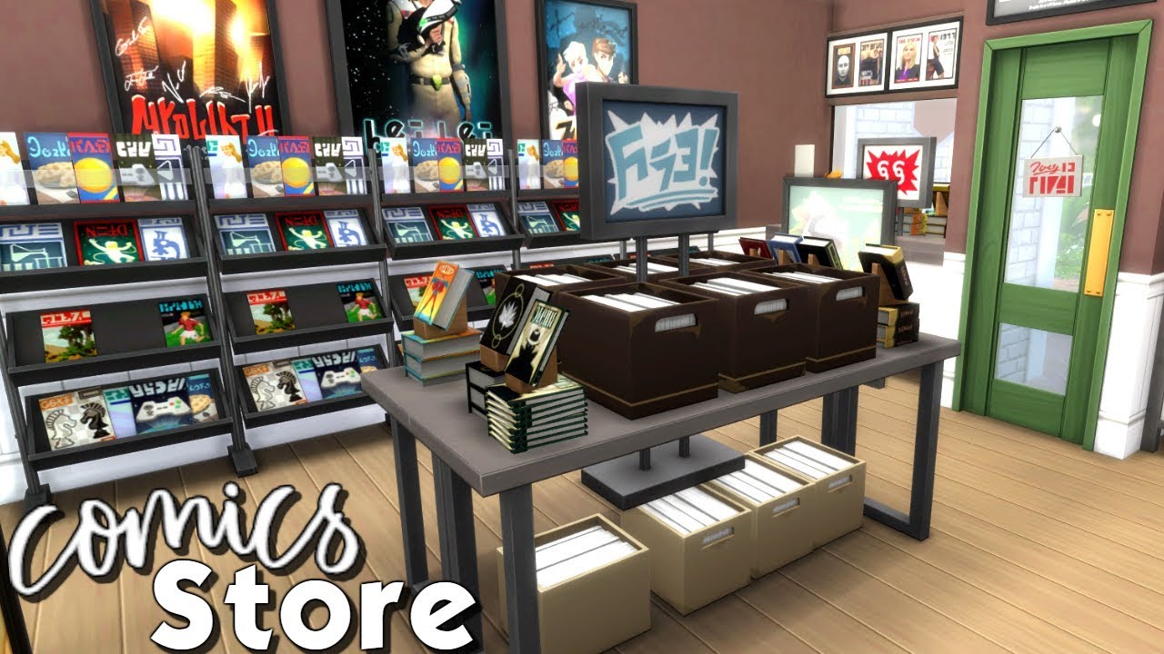 Sims 4 Speed Build | Comic Book Store