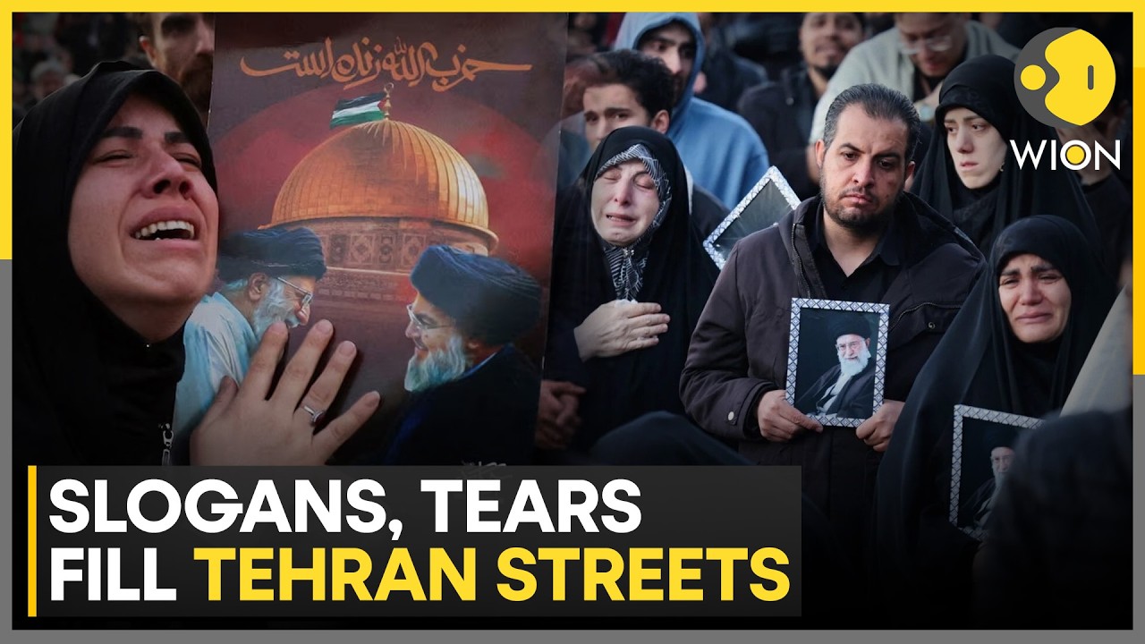 US-Iran War: Mass Mourning and Anger in Tehran After Khamenei Killed by Strikes | WION