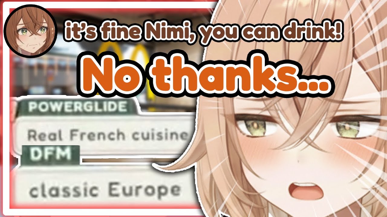 Nimi was a GOOD Girl and Refused To Drink This in France in High School Even with her Mom's Approval
