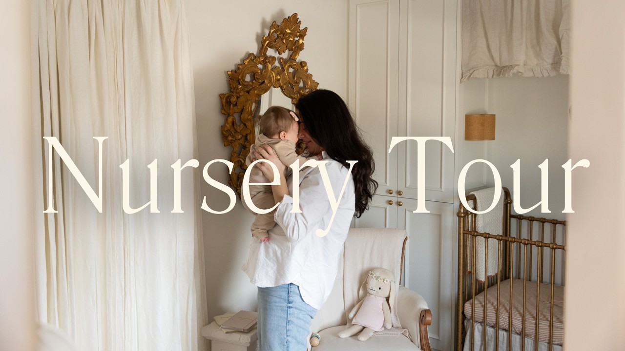 French Inspired Nursery Tour | Timeless Baby Girl Bedroom