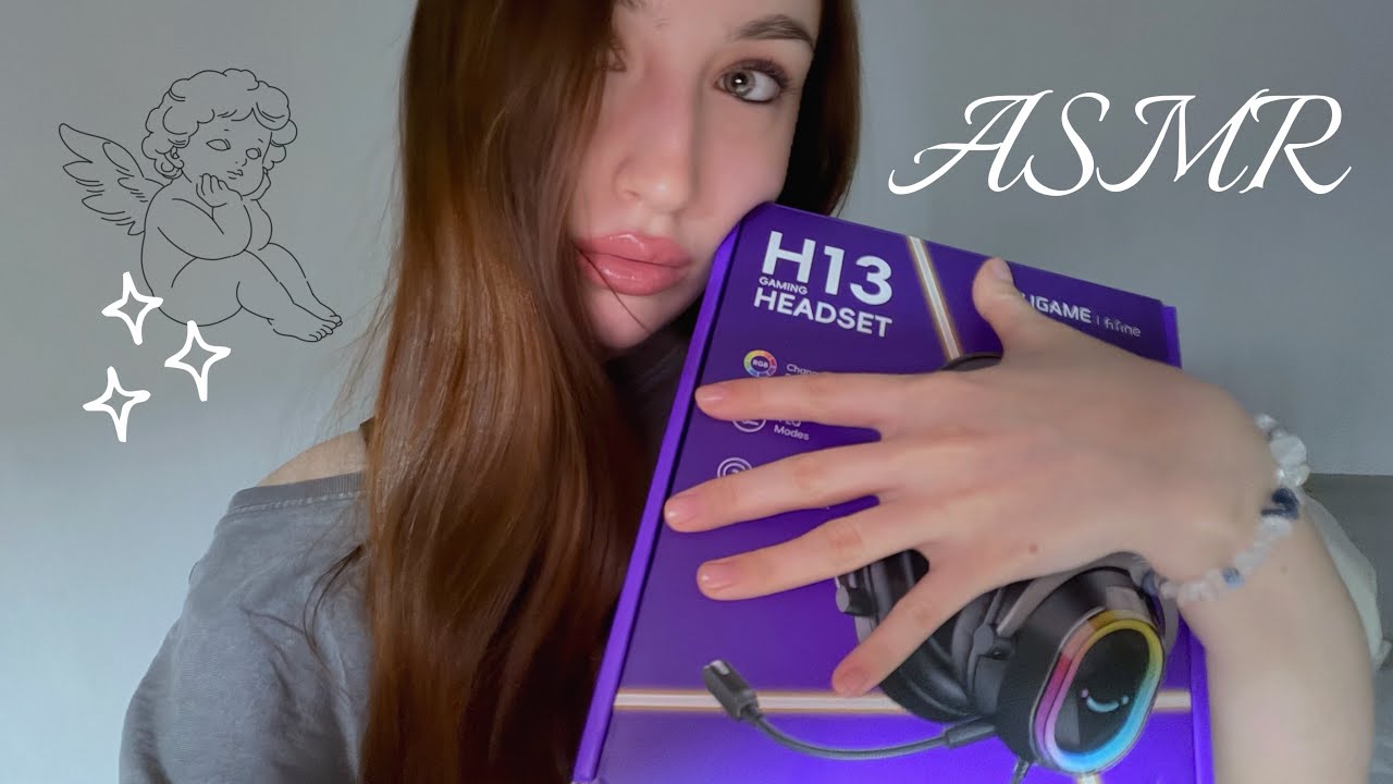 ⚚ АСМР | обзор наушников FIFINE H13 | шепот, таппинг