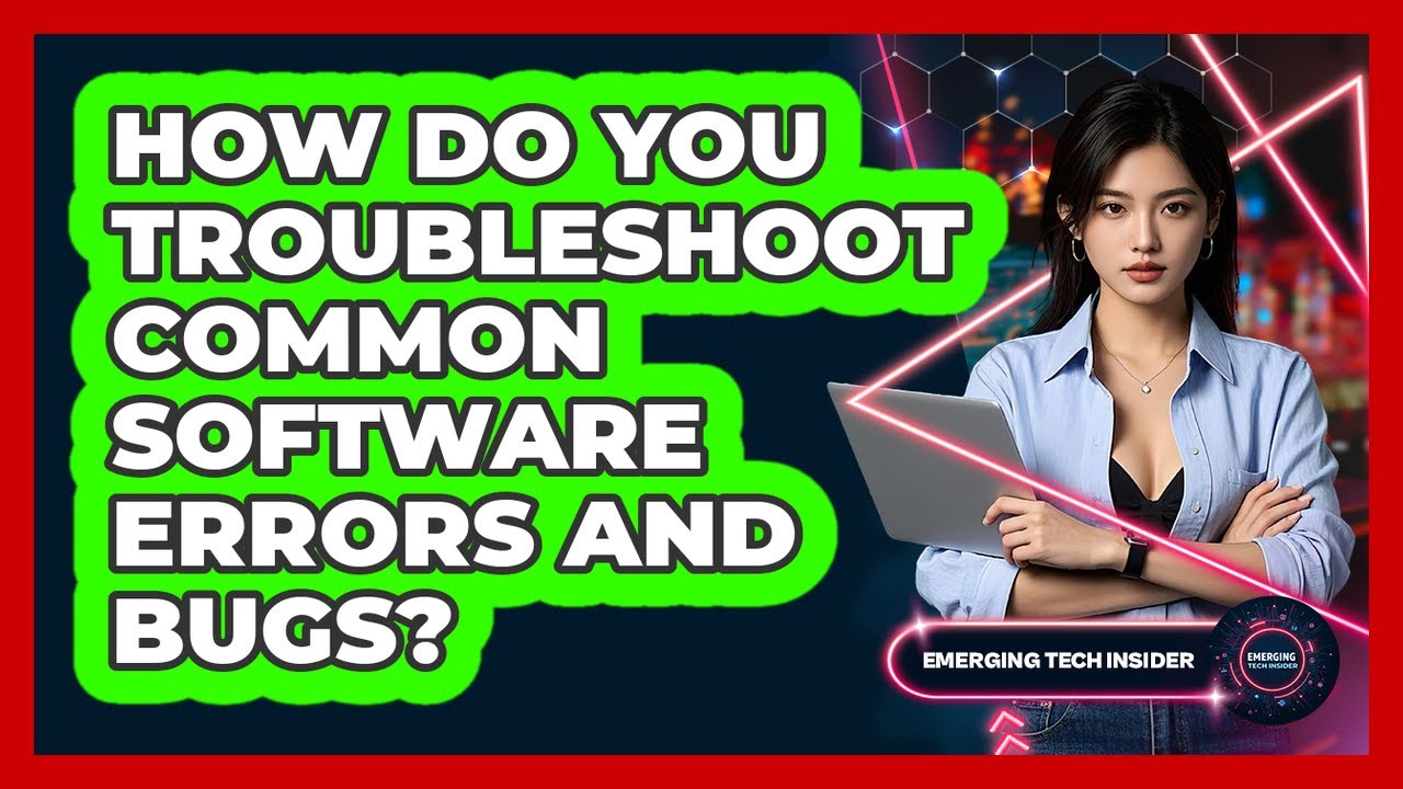 How Do You Troubleshoot Common Software Errors And Bugs? - Emerging Tech Insider