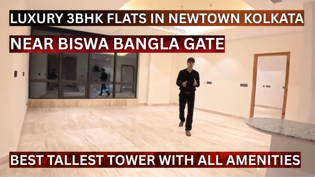 Luxury 3bhk Flats In Newtown Kolkata Near Biswa Bangla Gate 📞8100293325 #kolkata #property #mgglobal