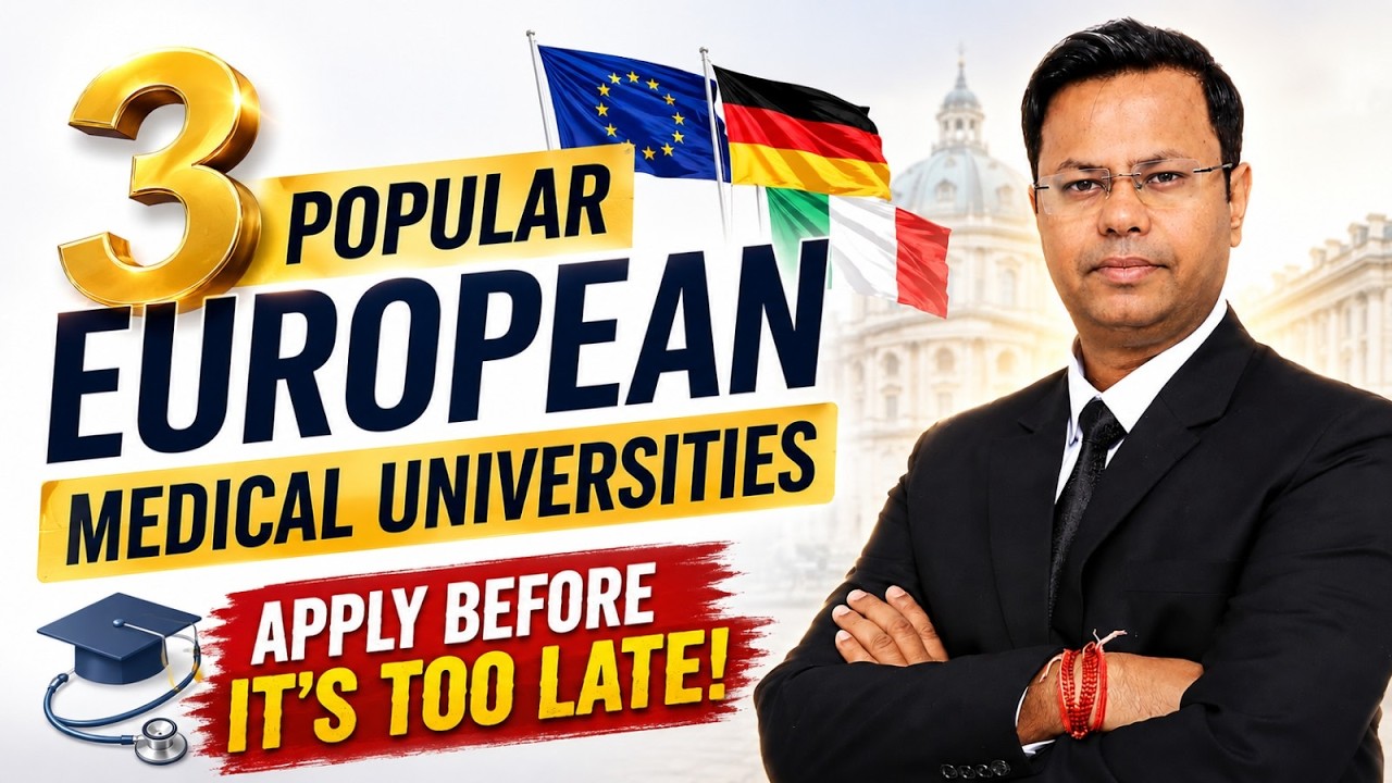 MBBS Abroad 2026: European Medical Universities Closing Applications Soon | Poland, Romania & Italy