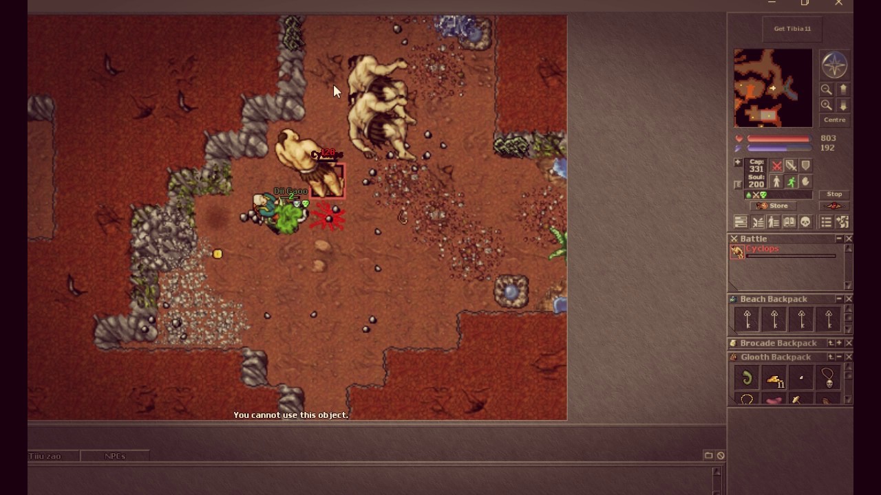 TIBIA Quest #4 Devil Helmet Quest