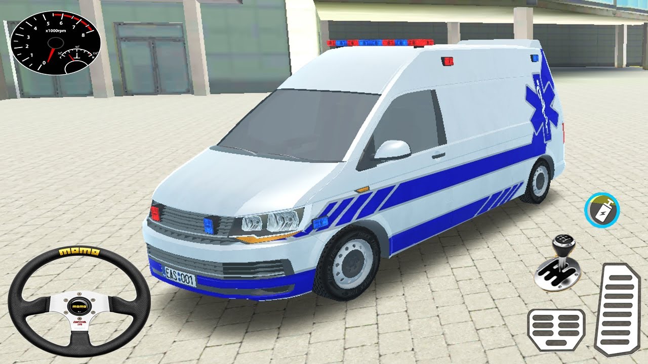 Roof Jumping Ambulance Simulator #2 Rescue Rooftop Stunts! Android Gameplay