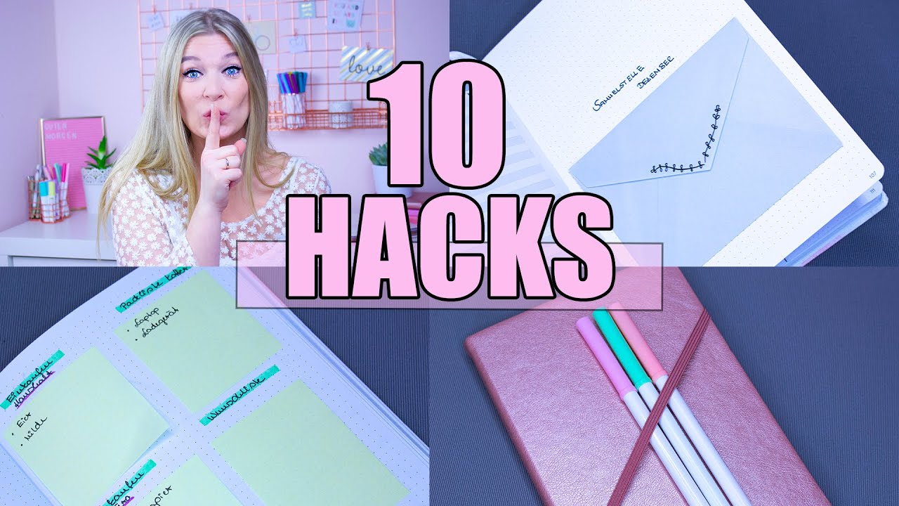 Die 10 BULLET JOURNAL HACKS musst du kennen