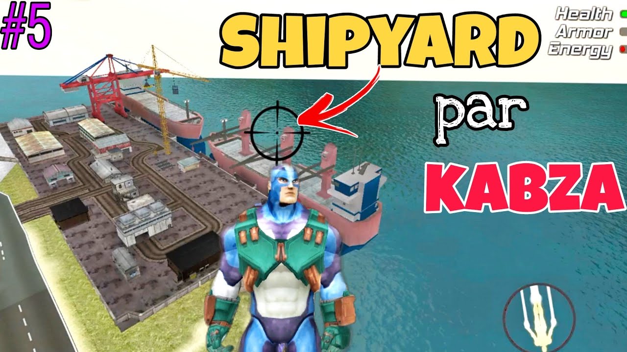 rope hero vice town game | green rope hero vegas city story | shipyard par kabja | rope hero game
