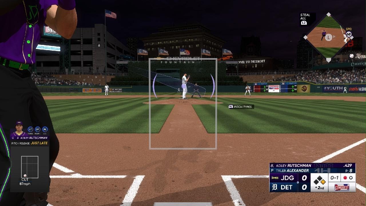 MLB The Show 23 Season 1 Grind - Domination Nation of baseball vs Det and Cle