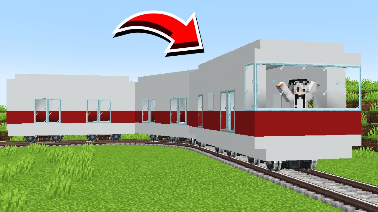 Imi Salvez Prietenii cu un Tren pe Minecraft