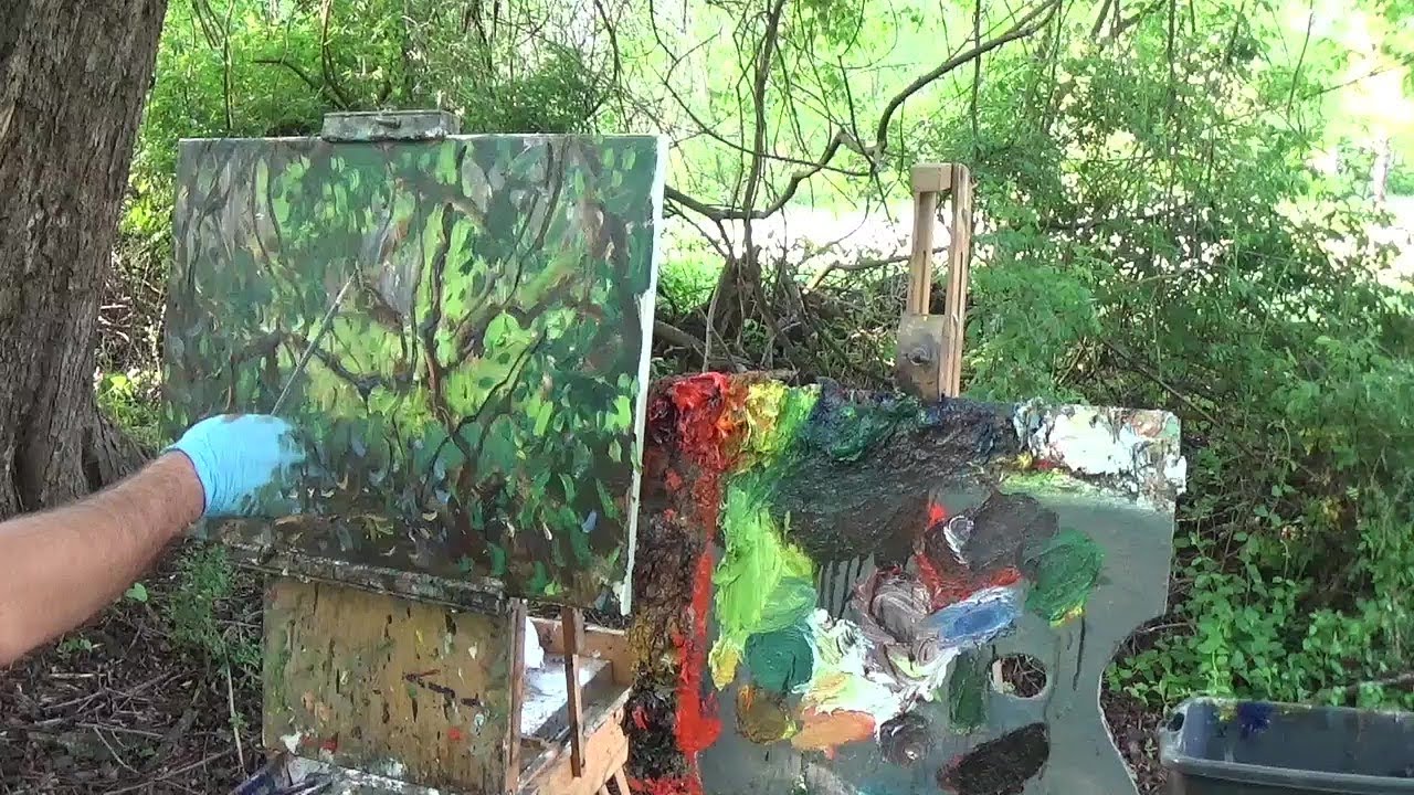 Kyle Buckland Beginner Plein Air Oil Painting Demonstration Landscape Art Demo #11