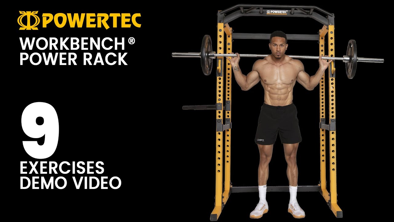 9 Essential Exercises You Can Do on the Powertec Workbench Power Rack | Ultimate Home Gym Setup!