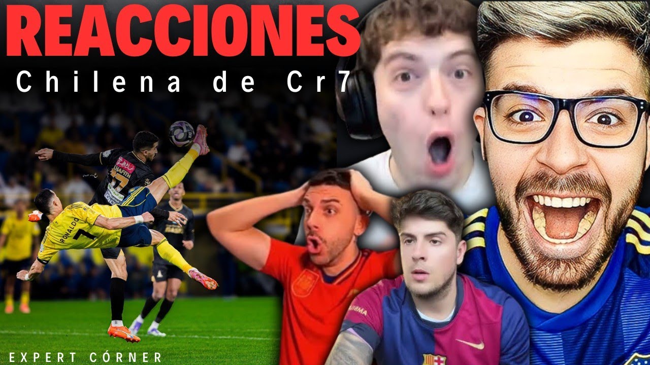 Las mejores Reacciones a el Gol de Chilena de Cristiano Ronaldo, Gol 954.