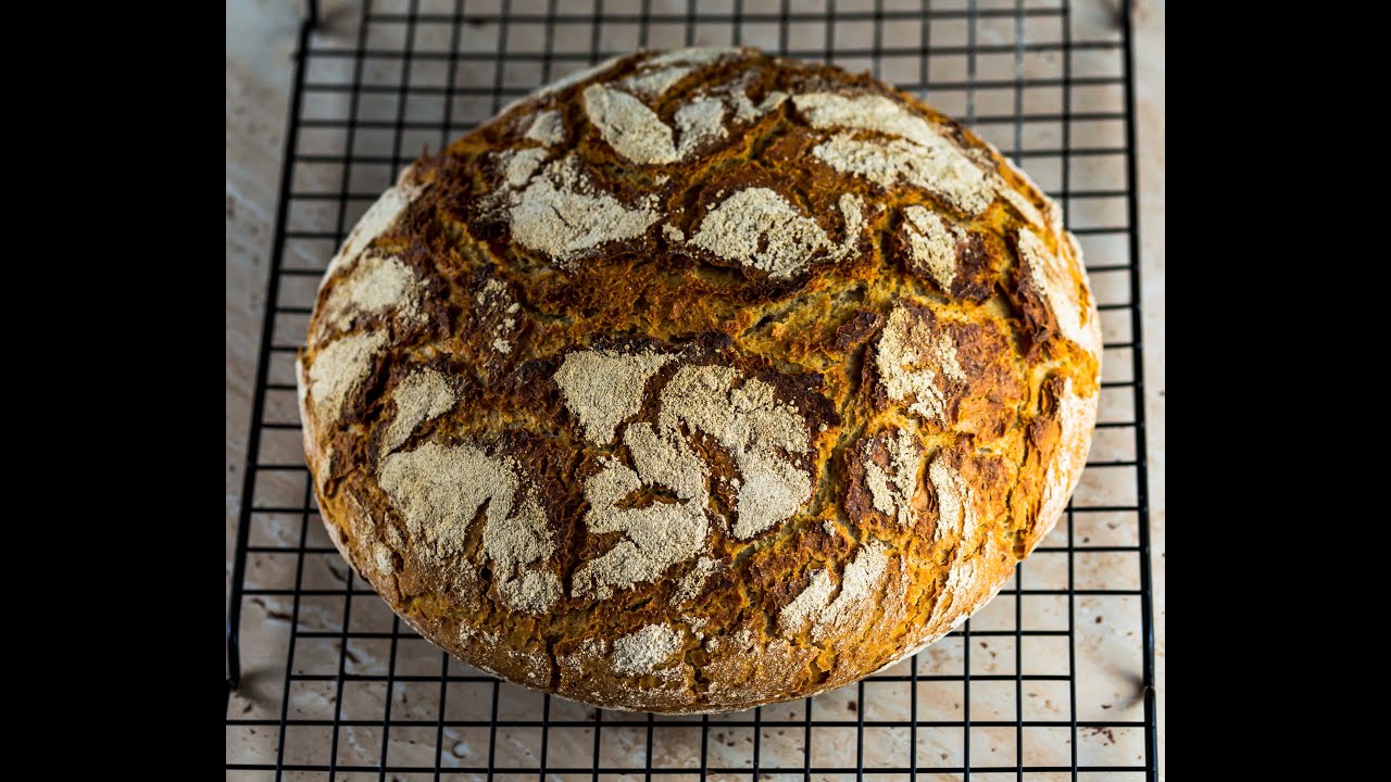 Roggenmischbrot im Gusseisentopf 60/40
