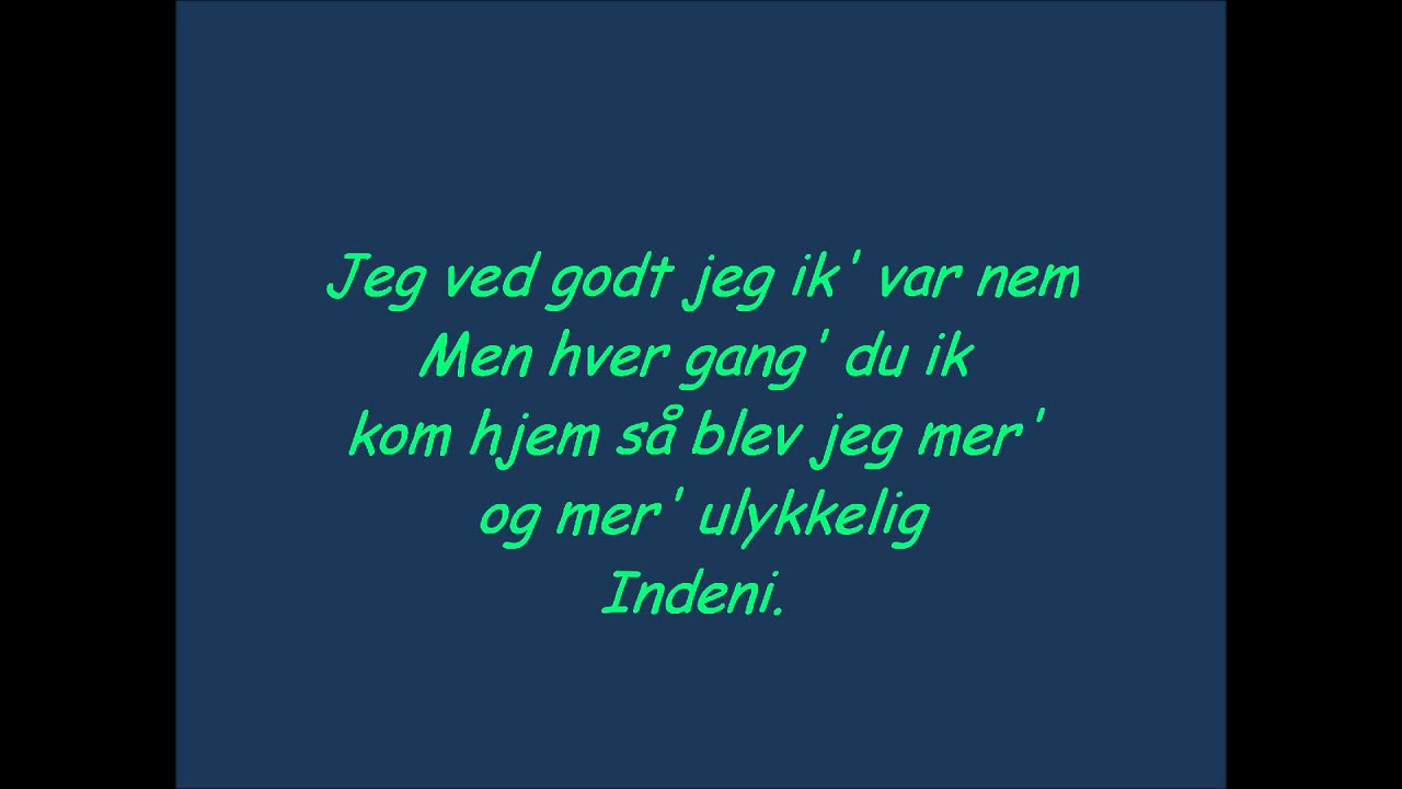 Anna David - Brænder mig her lyrics