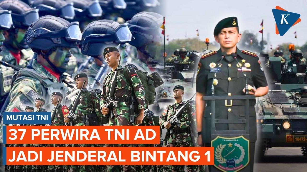 Pecah Bintang! 37 Perwira TNI AD Naik Pangkat Jadi Jenderal Bintang 1, Ini Daftarnya