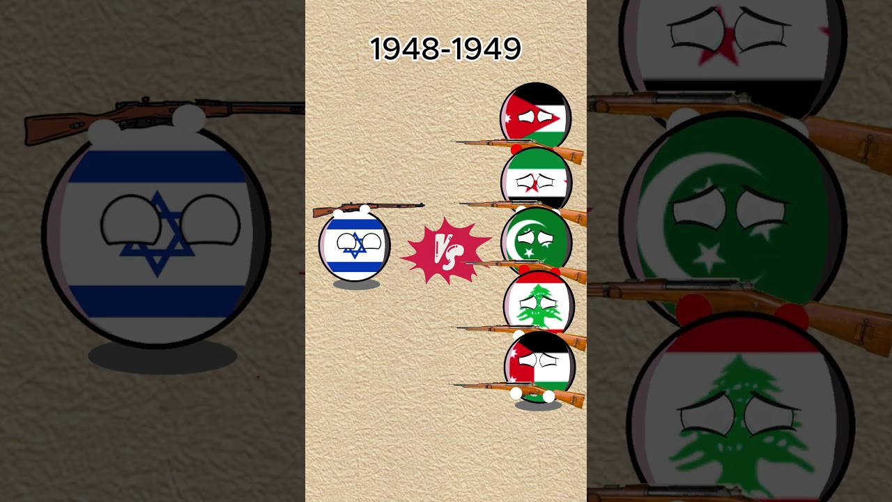 1 X many countries  #countryballs #france #ussr #israel #vietnam