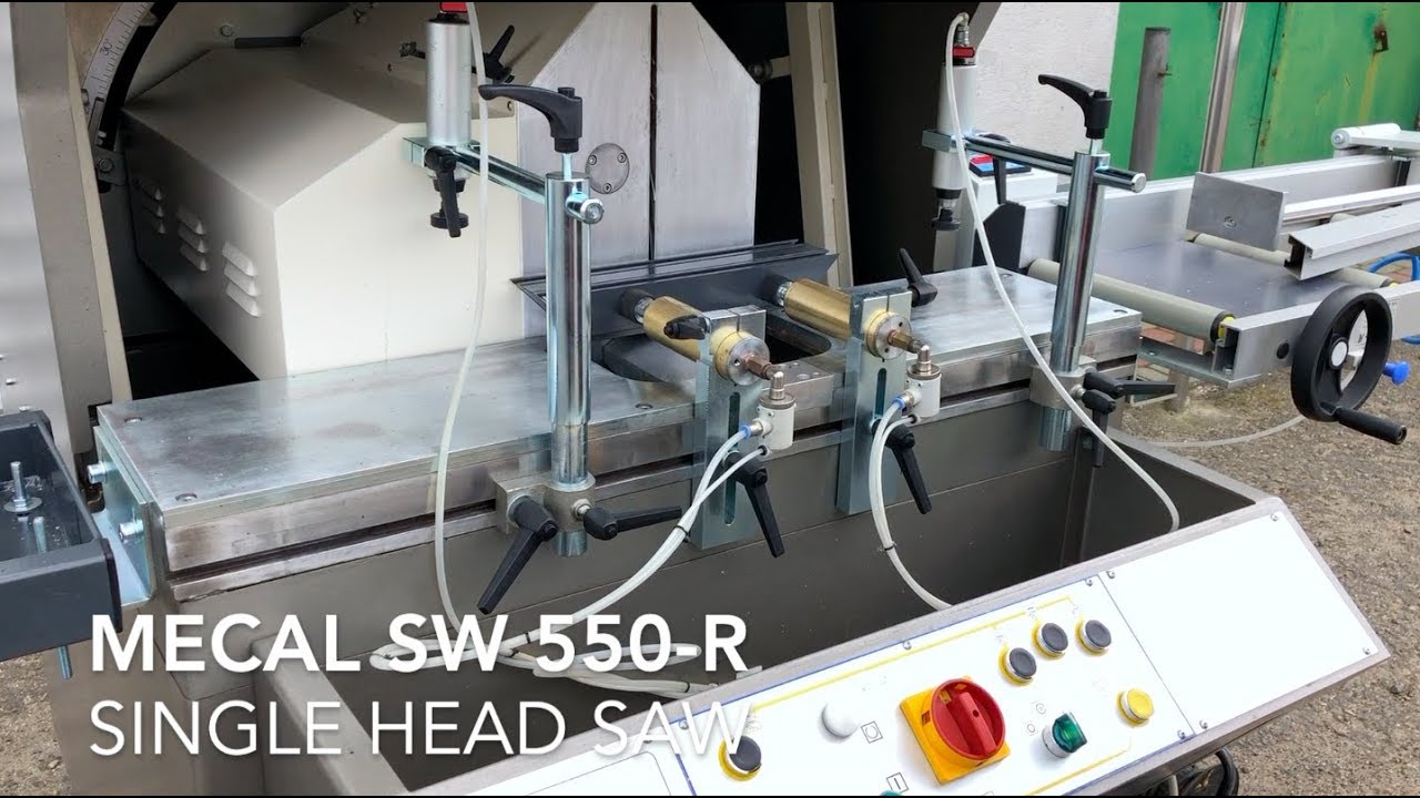 Single head saw MECAL SW 550-R (2016)