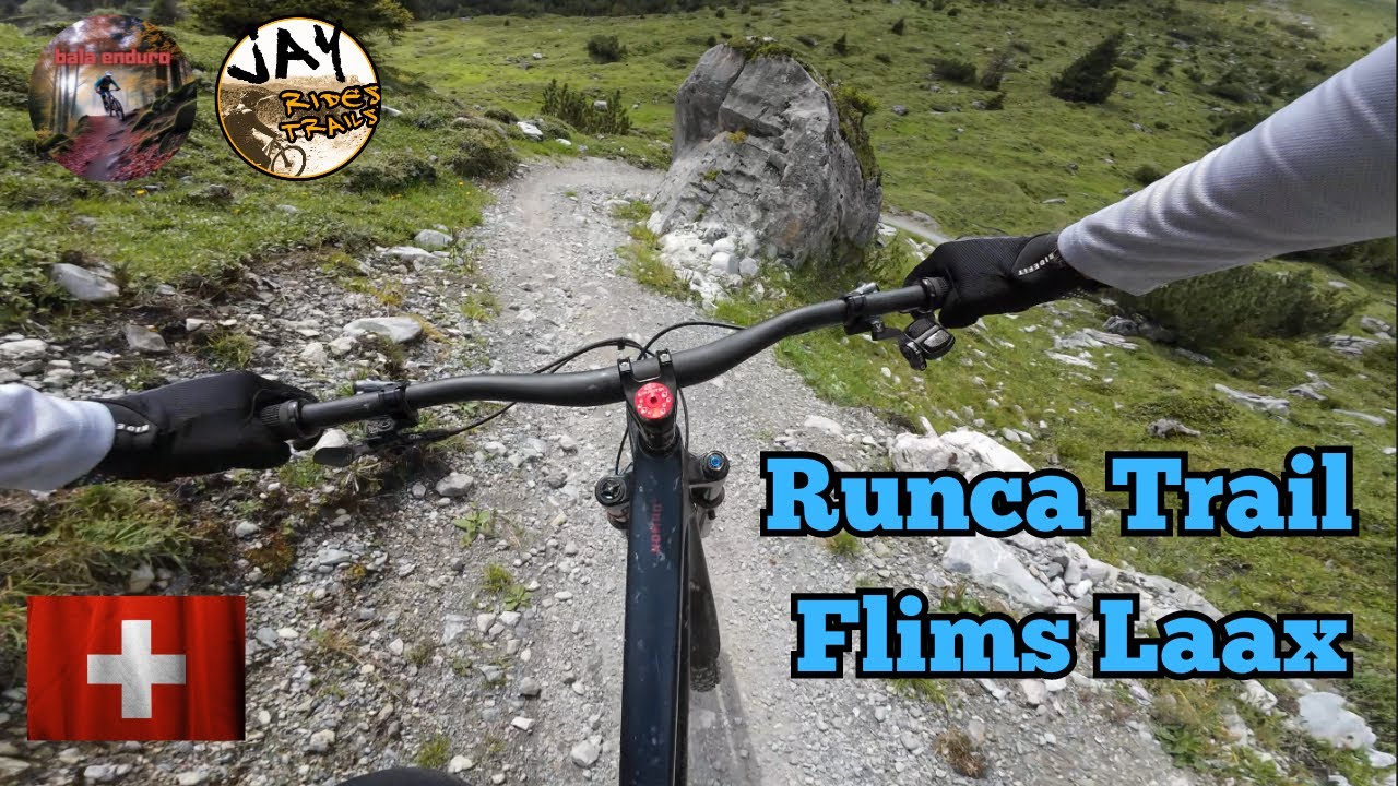 MEGA FLOW auf dem Runca Trail in Flims Laax