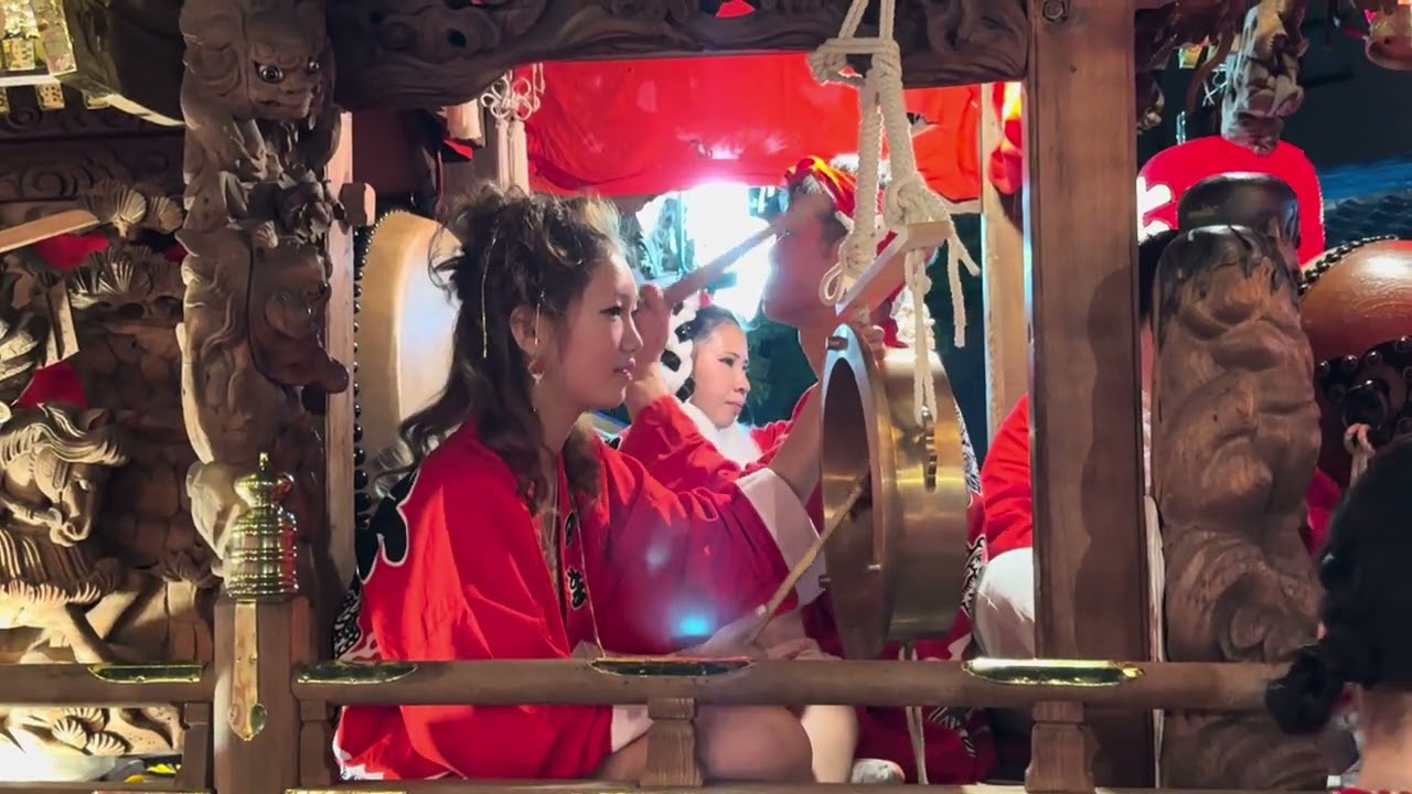 令和６年　生江秋祭り　地車囃子