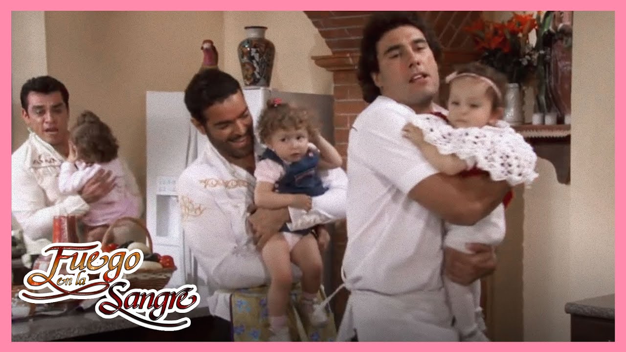 Fuego en la Sangre: Los Reyes cuidan a las niñas | Escena C144 | tlnovelas