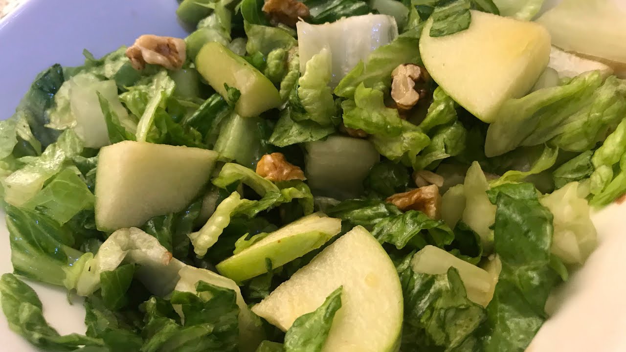 وصفة سلطة التفاح الأخضر green apple salad  2021 recipe