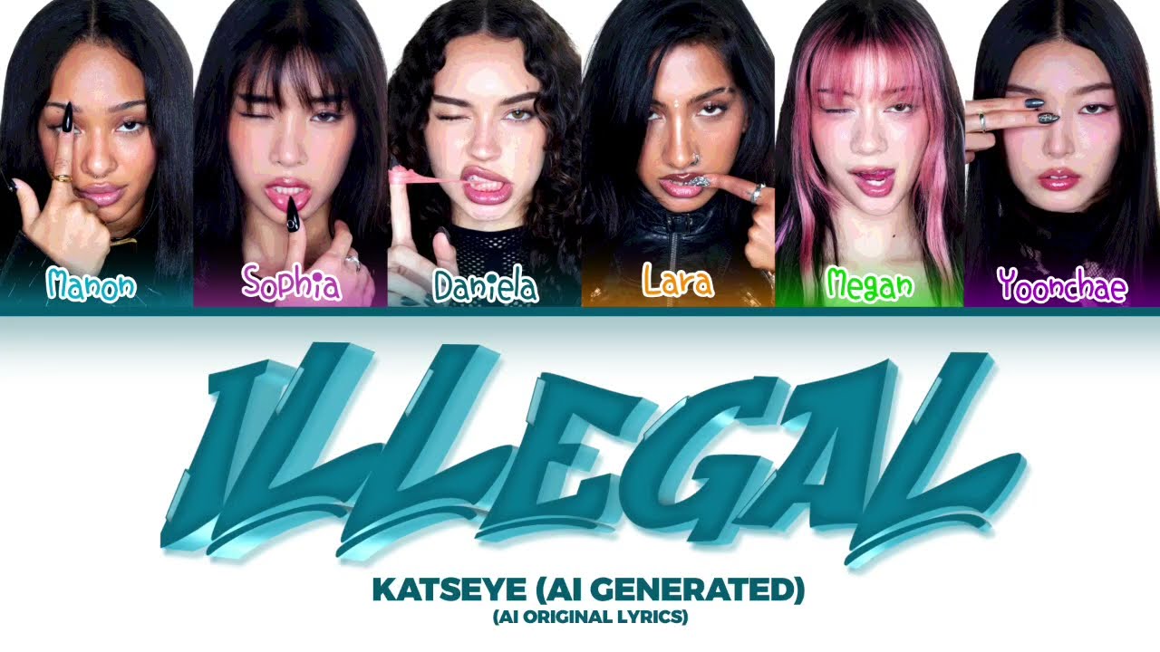 [AI ORIGINAL] KATSEYE (캣츠아이) - 'Illegal' Lyrics (Colour Coded Lyrics)