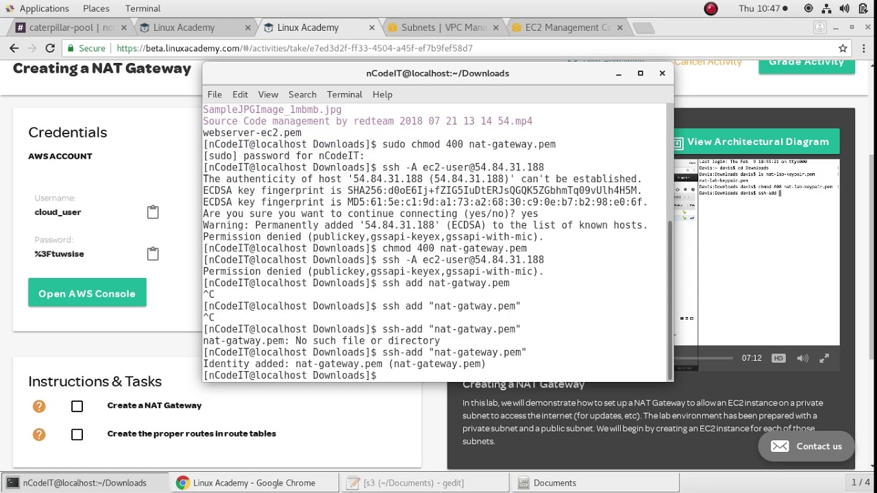 AWS NATgateway peerconnection
