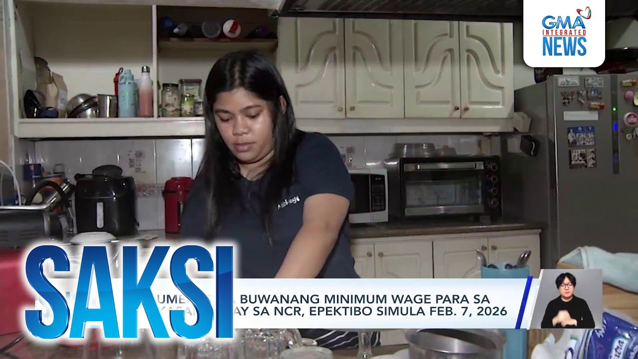 P800 minimum wage hike for NCR kasambahays effective Feb. 7 | Saksi