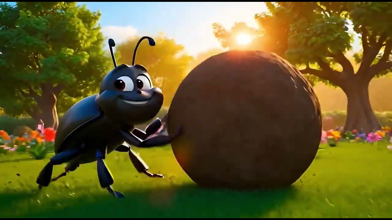 Butterfly & Beetle الفراشة والخنفساء