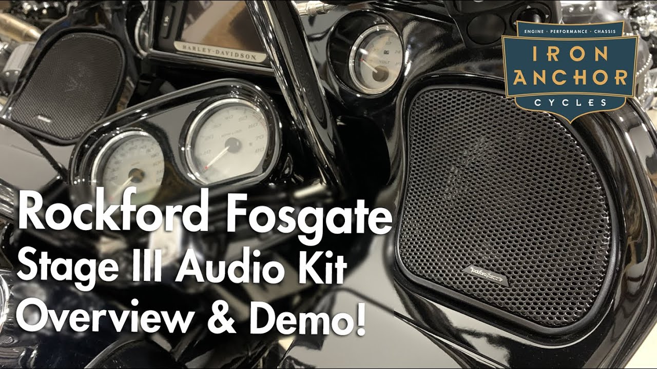 Rockford Fosgate H-D Stage 3 Overview & DEMO