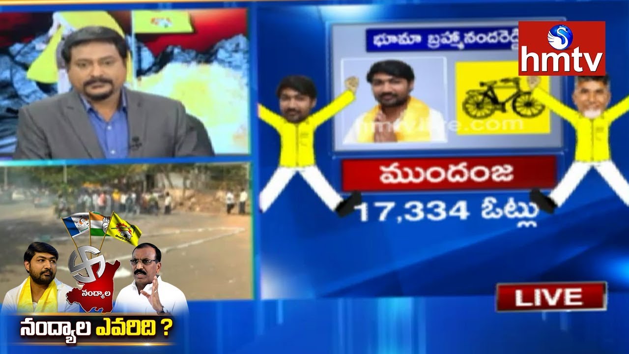 Nandyal by- Election 8th Round Counting Ends | Debate On Nandyal Results | HMTV