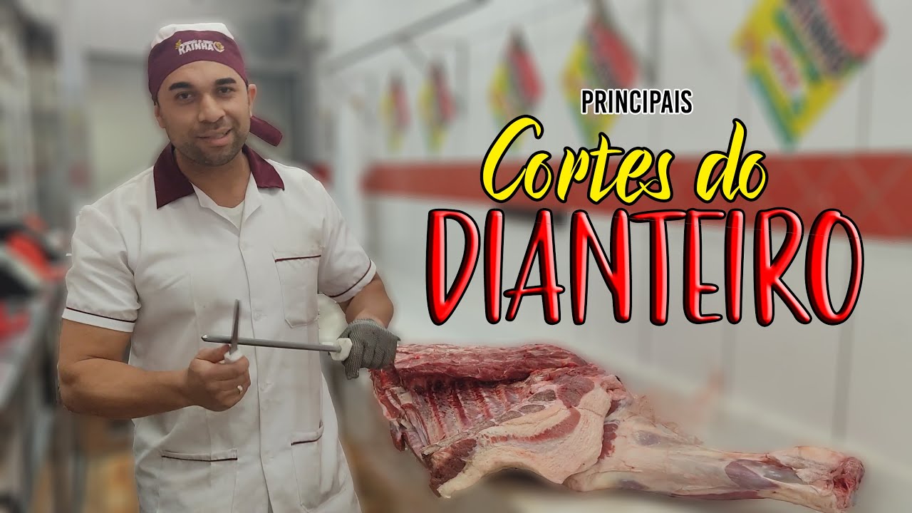 Cortes do Dianteiro do Boi - Passo a Passo - Principais cortes - Paleta, Peito, Acém e Pescoço.
