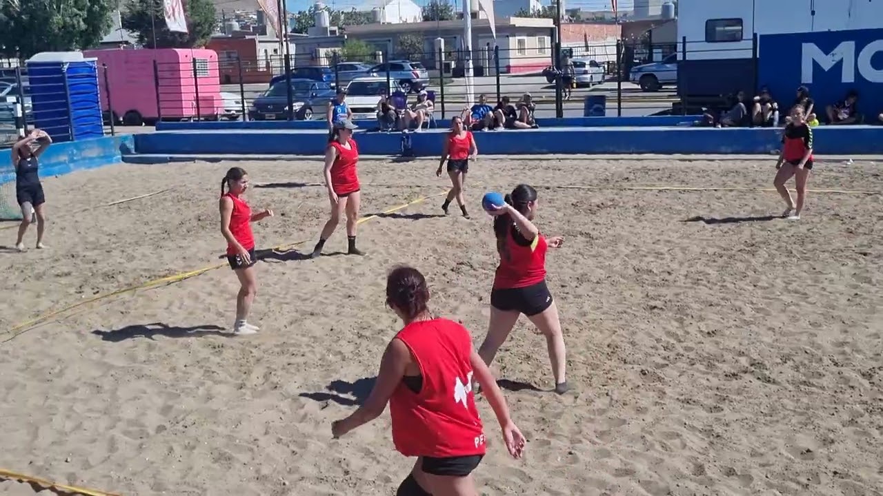 Beach handball mujeres Caleta Olivia 22/02/26