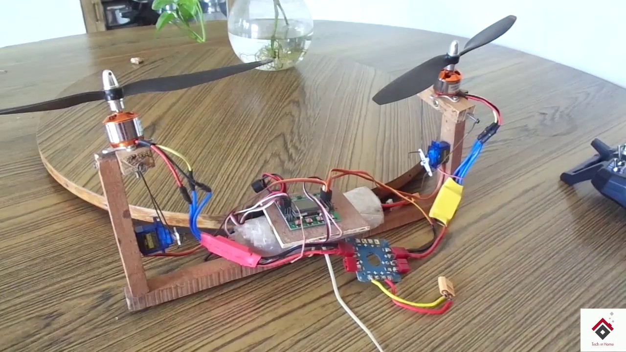 How to make Bicopter at home using kk board | Tech at Home