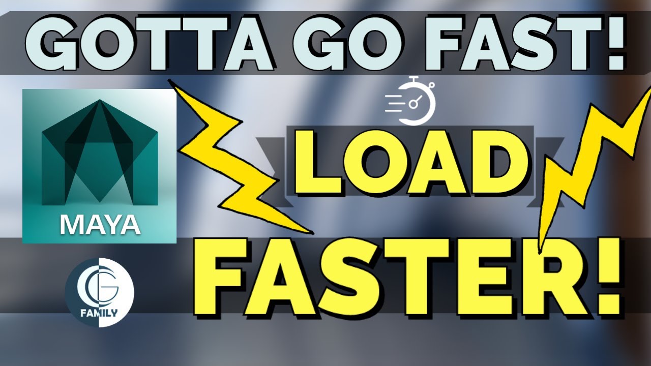 Make Your Maya Run Fast- CGFamily