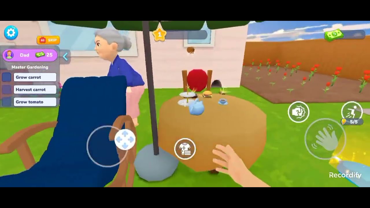 Papa Life - Prank Simulator - chased by an angry old woman