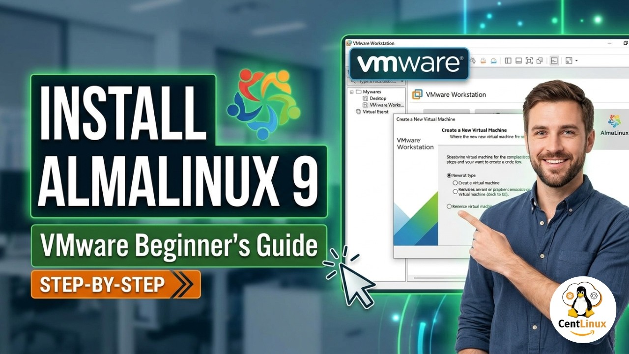 How to install AlmaLinux 9 in VMWare