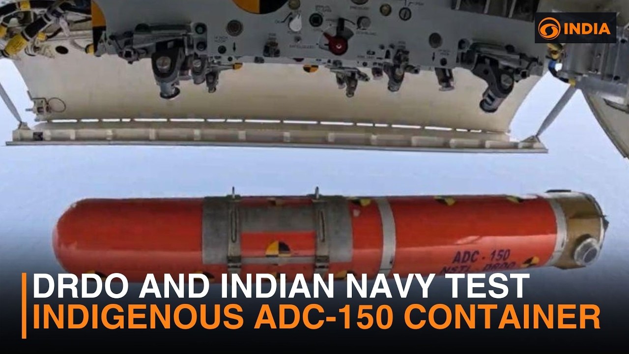 DRDO and Indian Navy test indigenous ADC-150 container