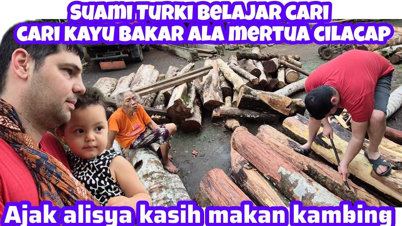 AJAK ALISYA JALAN2 DI AREA RUMAH MBAH DI CILACAP