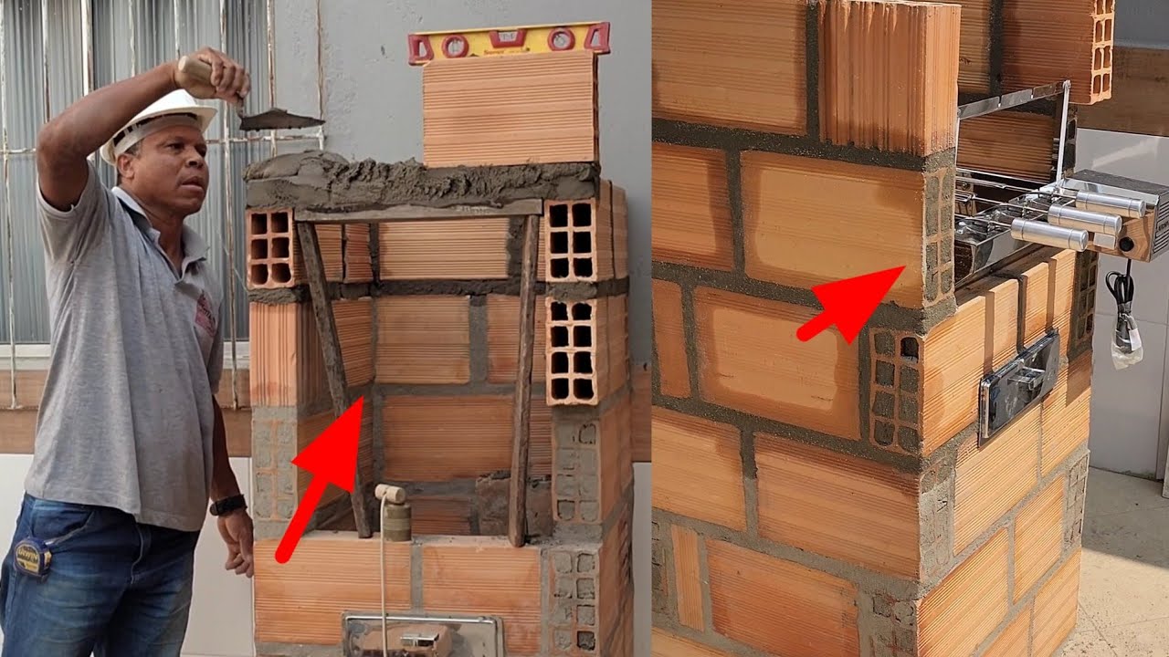 Fazer a Boca da Churrasqueira Simples e barato Parte 4