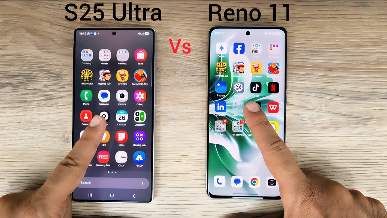 Samsung S25 Ultra vs Oppo Reno11 | SPEED TEST 