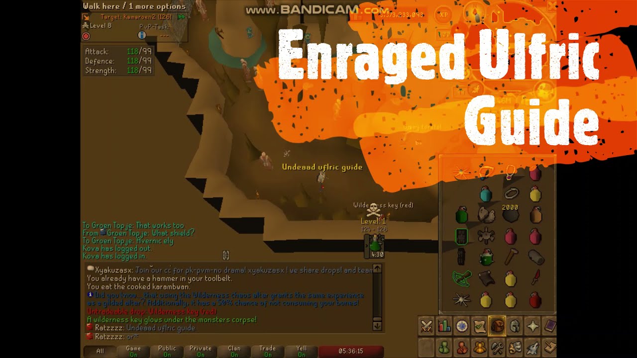 Undead/Enraged Ulfrics Guide[with drop] Ikov