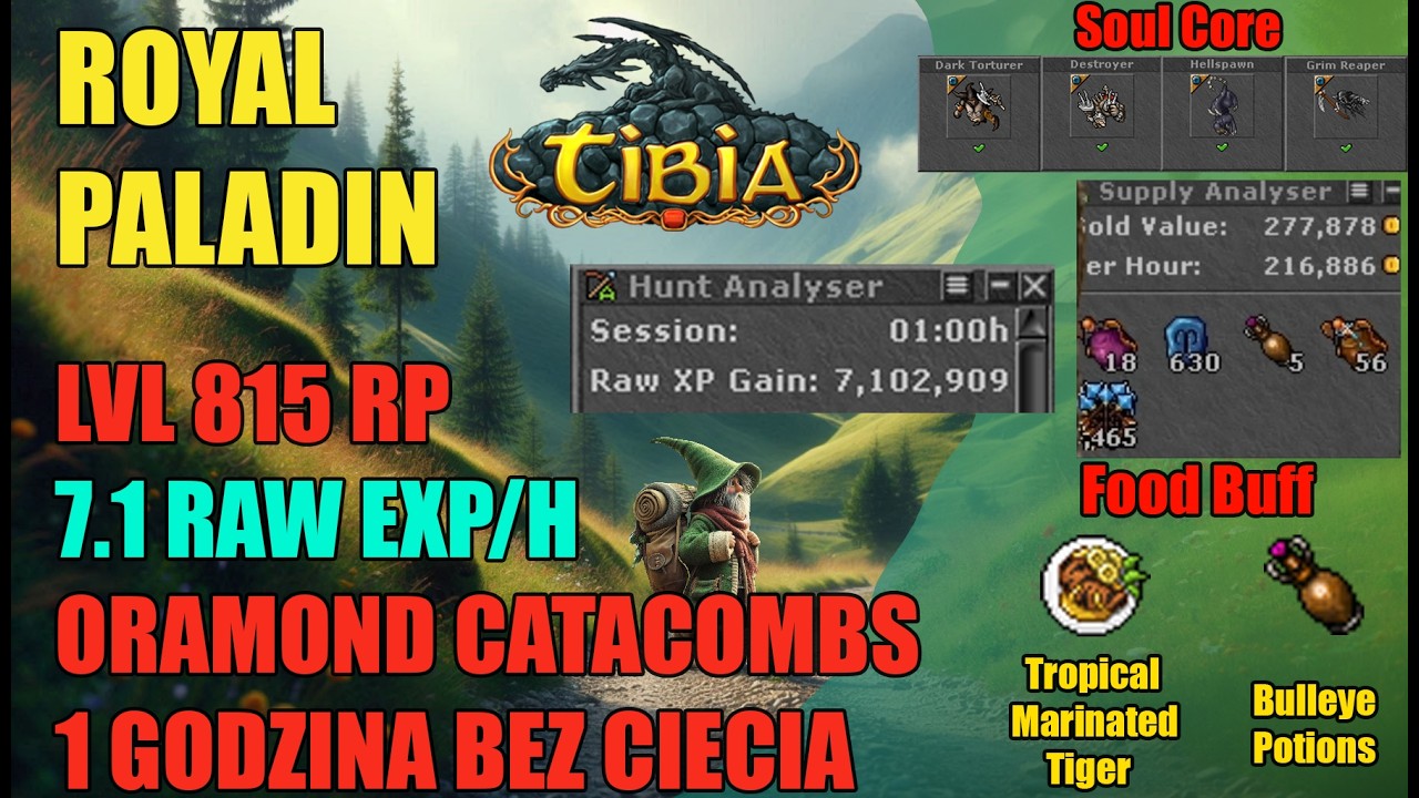 Tibia RP - 7.1 RAW EXP ORAMOND CATACOMBS LVL 815. Odcinek#29