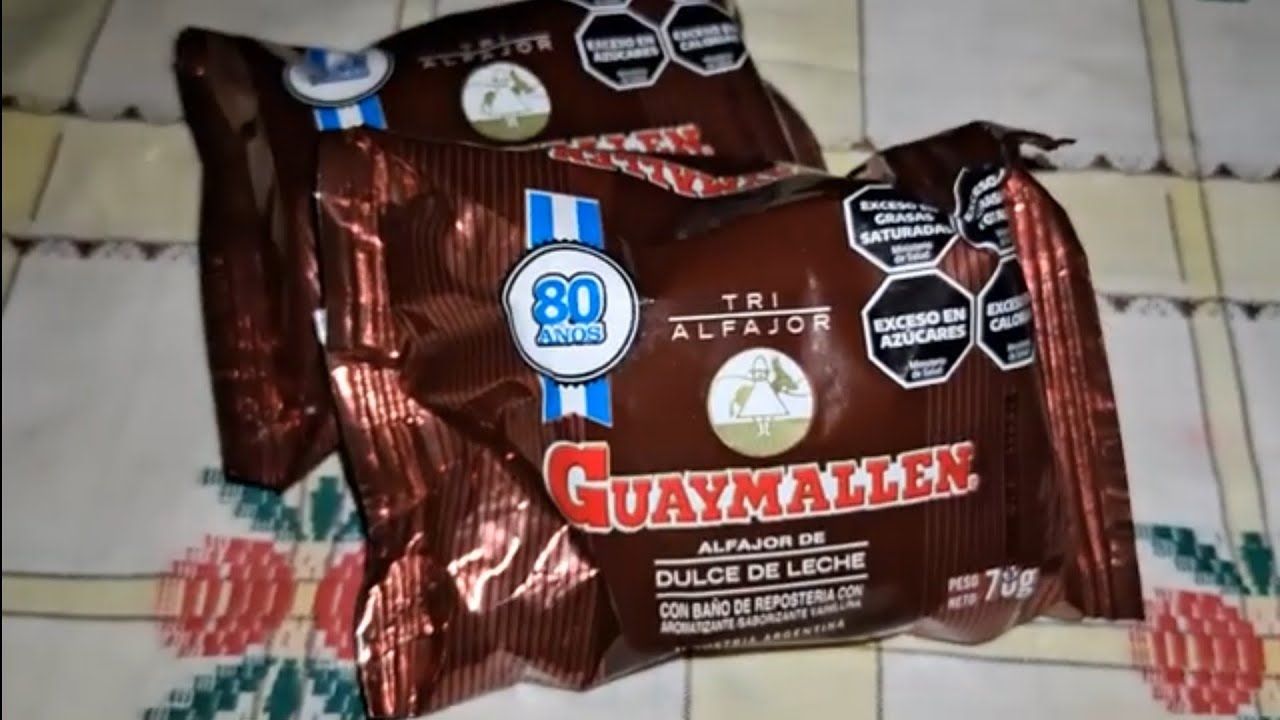 Tri Alfajor GUAYMALLEN CHOCOLATE (Review Exclusiva & Definitiva)