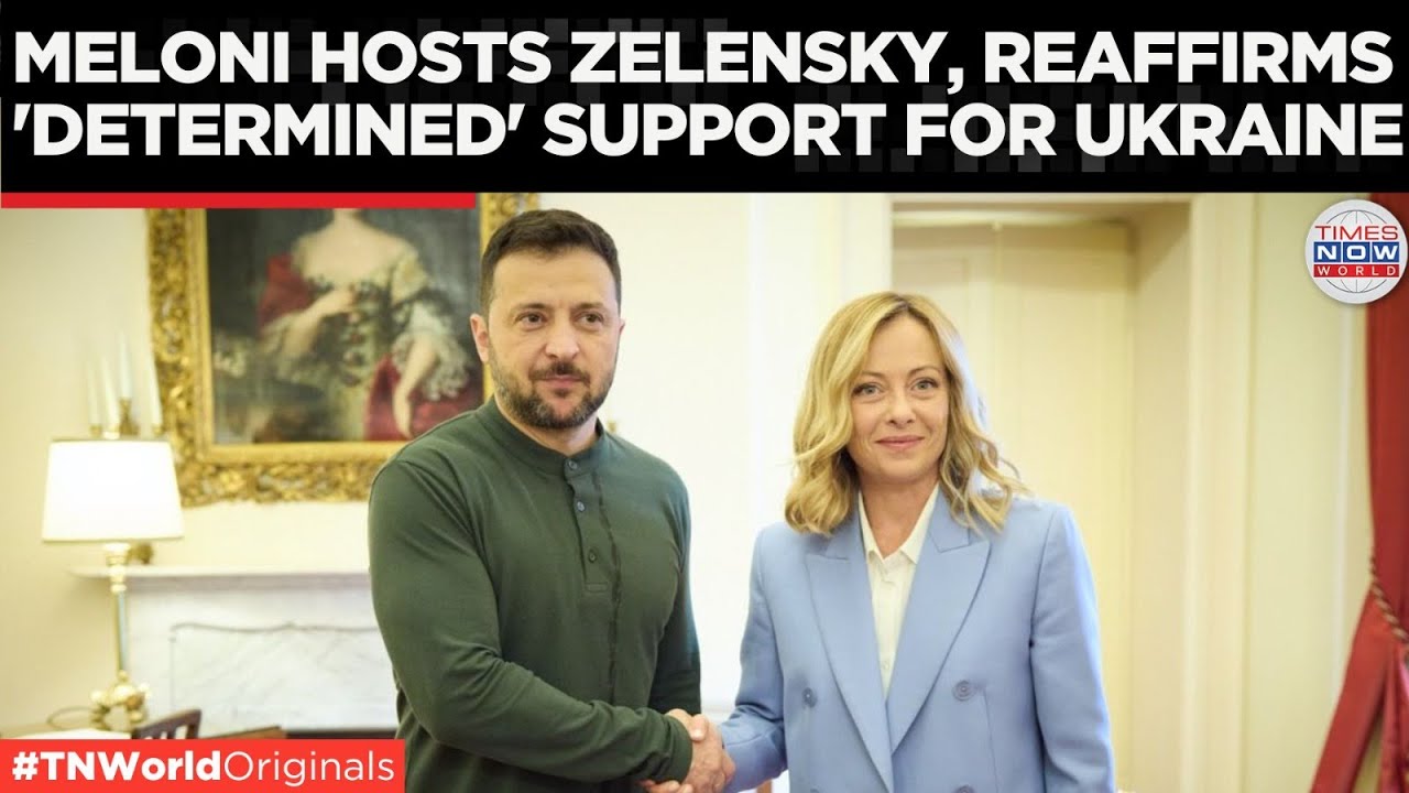 Meloni Hosts Zelenskyy at Lake Como: Italy&rsquo;s Unwavering Support for Ukraine | Times Now World