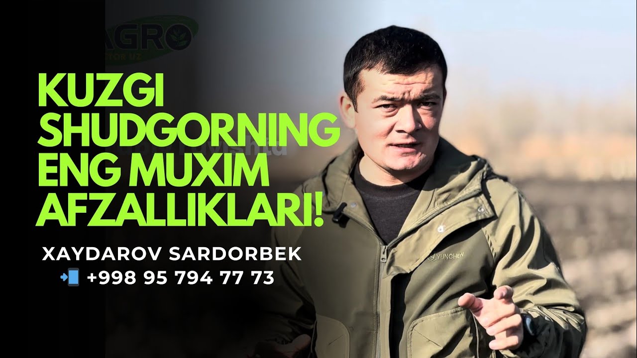 Кузги шудгорнинг энг мухим афзалликлари!   