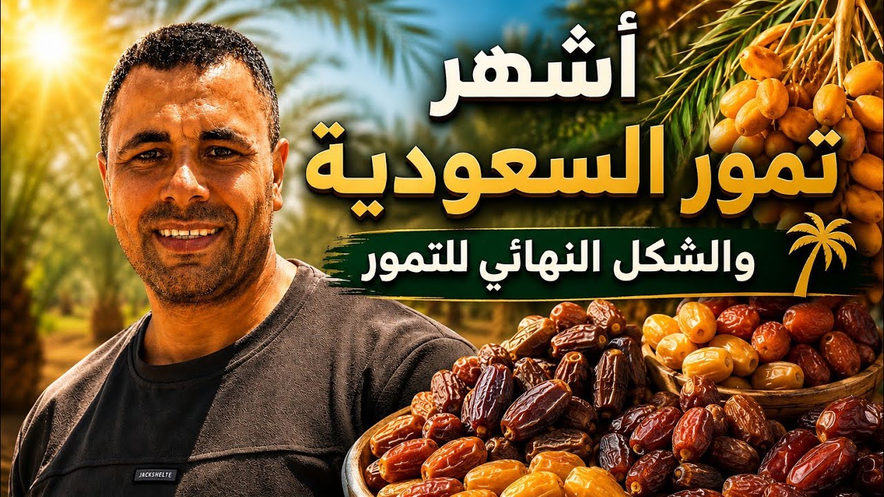 اشهر تمور المملكة العربية السعودية وشكل الثمار في مرحلة التمر